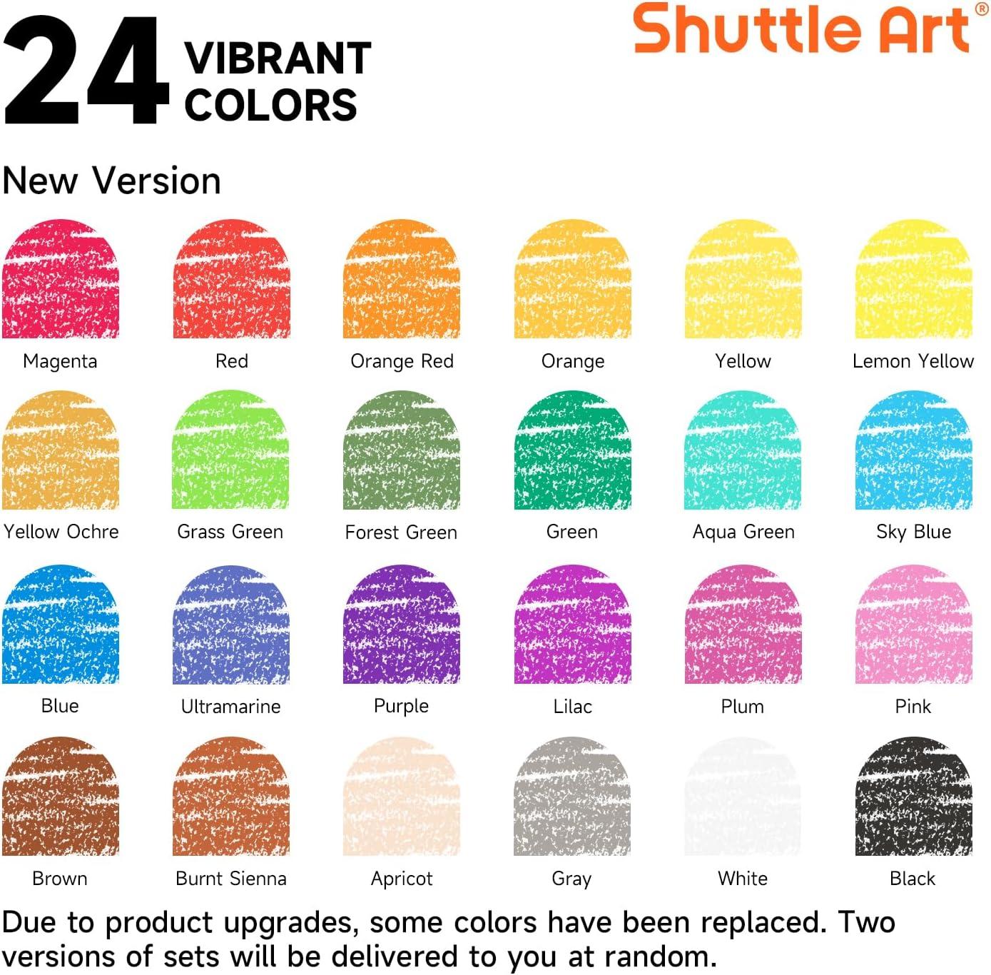 imageShuttle Art Crayons Bulk Set  40 Boxes of 24 Assorted Colors 960 Count Durable ampamp NonToxic TeacherQuality Crayons School Supplies bulk For Family Class Party Favors