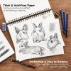Artists Sketch Books, 9 x 12 Shuttle Art 160 Sheets of Sketch Paper pad Ideal for Drawing and School Supplies (2 Pack)(110 Sheets x2)