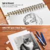 Artists Sketch Books, 9 x 12 Shuttle Art 160 Sheets of Sketch Paper pad Ideal for Drawing and School Supplies (2 Pack)(130 Sheets x 2)