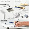 Shuttle Art 116 PCS Drawing Kit, Professional Drawing Supplies with Sketch, Charcoal, Colored, Graphite, Pastel Pencils & Sticks, Complete Drawing Tools and Paper Pads in Zipper Case for Artists&Kids