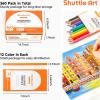 Shuttle Art 360 PCS Colored Pencils Bulk, 12 Assorted Colors, Pack of 30, Break-resistant, Pre-sharpened Colored Pencils for Kids, Bulk Pack School Supplies for Teachers & Students