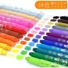 Shuttle Art 48 Colors Gel Crayons for Toddlers, Non-Toxic Crayons Set with 1 Brush and Foldable Case for Kids Children Coloring, Crayon-Pastel-Watercolor Effect, Ideal for Window Paper Glass