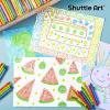 Shuttle Art Crayons Bulk Set – 200 Packs of 4 Assorted Colors (Total 800 Pieces), Non-Toxic Crayons Individual Packs for Party Favors, Restaurants, School Supplies for Teachers(800)