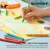 Shuttle Art Crayons Bulk Set – 40 Boxes of 24 Assorted Colors, 960 Count Durable & Non-Toxic Teacher-Quality Crayons, School Supplies bulk For Family Class Party Favors