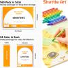 Shuttle Art Crayons Bulk Set – 40 Boxes of 24 Assorted Colors, 960 Count Durable & Non-Toxic Teacher-Quality Crayons, School Supplies bulk For Family Class Party Favors