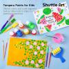 Shuttle Art Tempera Paint, 30 Colors Washable Paint for Kids, 2oz/60ml Bottle, Non-toxic for Toddlers with Glitter Metallic Neon Colors, For Art, Crafts and School Projects