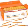 Shuttle Art 400 Pack Golf Pencils With Erasers, #2 HB Pencils Bulk, 3.5” Mini Pencil, Pre-Sharpened Small Pencil for Kids Teachers Classroom Games, Back to School Supplies