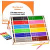 Shuttle Art Colored Pencils Bulk, 408 Pack Coloring Pencil Set Plus 20 Sharpeners, 12 Assorted Colors, Classroom Pack School Supplies