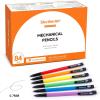 Shuttle Art Mechanical Pencils, 84 Pack Bulk Mechanical Pencils 0.7mm Medium Point, HB #2 Lead, Assorted Barrels, Office School Supplies