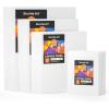 Shuttle Art Painting Canvas Panels, 36 Pack, 5×7, 8x10in (18 of Each), 100% Cotton, Primed White Canvas Boards for Painting, Blank Canvases for Kids, Adults & Artists for Acrylic and Oil Painting(36 Pack – 9 of Each 5×7  8×10  9×12  11×14 inch)
