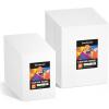 Shuttle Art Painting Canvas Panels, 36 Pack, 5×7, 8x10in (18 of Each), 100% Cotton, Primed White Canvas Boards for Painting, Blank Canvases for Kids, Adults & Artists for Acrylic and Oil Painting(36 Pack – 18 of Each 5×7  8×10 inch)