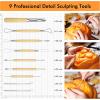 25 PCS Halloween Pumpkin Carving Kit, Shuttle Art 15 PCS Professional Premium Quality Stainless Steel Pumpkin Carving Tools with 10 Pumpkin Stencils Carrying Case for Kids Adults Sculpting and Carving