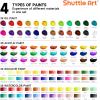 Shuttle Art 168 Pcs Artist Painting Set, Deluxe Art Set with Paint, Aluminum and Wooden Easels, Canvas, Paper Pads, Brushes and Other Art Supplies, Complete Painting Kit for Adults, Kids and Artists