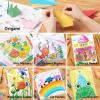 Shuttle Art 335 Piece Kids Art Set, Multi-Media Art Supplies, Gift Art Kit with Trifold Easel, 2 Drawing Pads, 2 Coloring Books, Oil Pastels, Crayons, Watercolors, Markers, Colored Pencils (Pink)(Blue-335 Piece)
