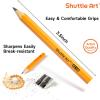 Shuttle Art 360 Pack #2 HB Golf Pencils, Wood-cased 3.5” Mini Pencils Bulk, Pre-sharpened Small Pencil for Kids Teachers Writing Marking Sketching, Classroom Essentials, Back to School Supplies(600)