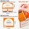 Shuttle Art 360 Pack #2 HB Golf Pencils, Wood-cased 3.5” Mini Pencils Bulk, Pre-sharpened Small Pencil for Kids Teachers Writing Marking Sketching, Classroom Essentials, Back to School Supplies(600)