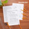 Shuttle Art 600 Pack Golf Pencils With Erasers, #2 HB Pencils Bulk, 3.5” Mini Pencil, Pre-Sharpened Small Pencil for Kids Teachers Classroom Games, Back to School Supplies(600)