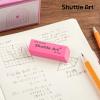 Shuttle Art Pink Erasers, 200 Pack Bulk for School, Office, Latex-Free Soft Erasers for Kids, Teachers as School Supplies(Pink120)