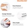Shuttle Art Pink Erasers, 200 Pack Bulk for School, Office, Latex-Free Soft Erasers for Kids, Teachers as School Supplies(White120)