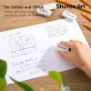 Shuttle Art Pink Erasers, 200 Pack Bulk for School, Office, Latex-Free Soft Erasers for Kids, Teachers as School Supplies(White120)