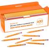 Shuttle Art 600 Pack Golf Pencils With Erasers, #2 HB Pencils Bulk, 3.5” Mini Pencil, Pre-Sharpened Small Pencil for Kids Teachers Classroom Games, Back to School Supplies(600)