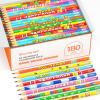 Shuttle Art Assorted Colorful Pencils, 180 Pack Kids Pencil Bulk with 12 Designs, #2 HB, Pre-sharpened Awards and Incentive Pencils for Kids School Home Party, easter pencils bulk