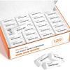 Shuttle Art Pink Erasers, 200 Pack Bulk for School, Office, Latex-Free Soft Erasers for Kids, Teachers as School Supplies(White120)