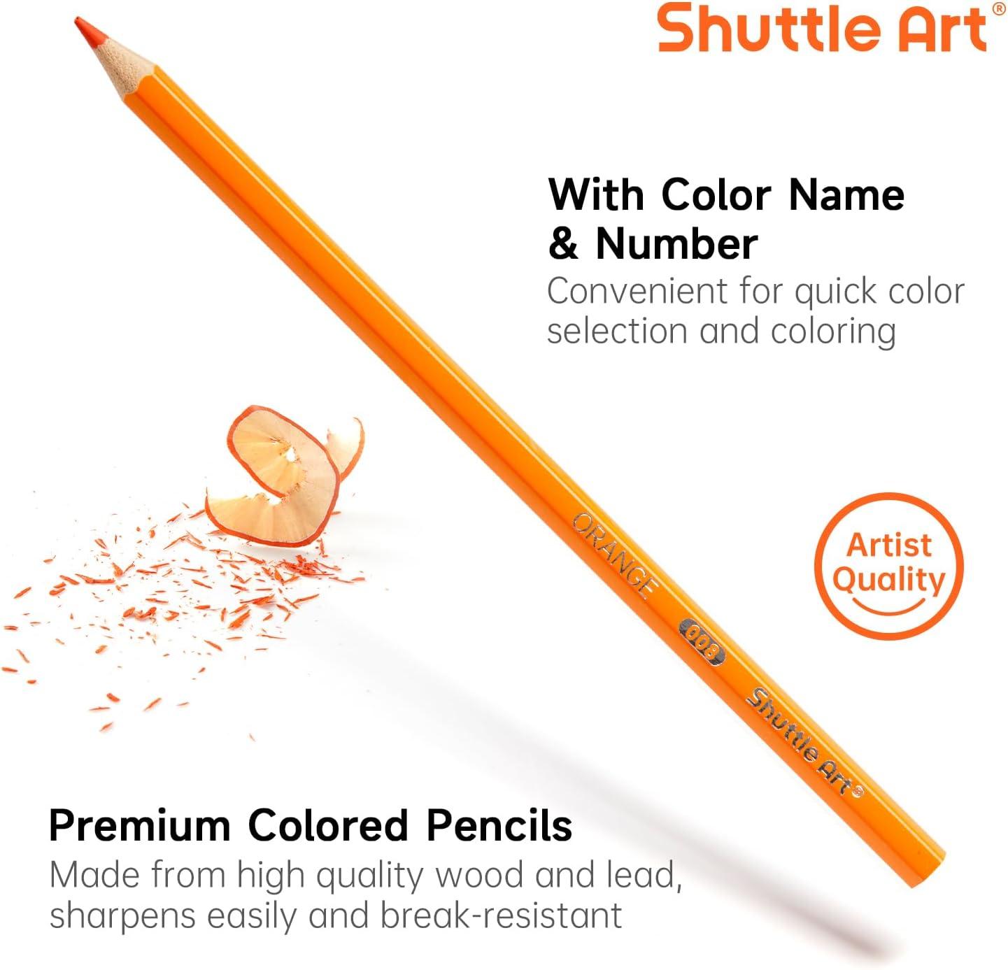 imageShuttle Art 504 Colored Pencils Bulk 12 Vibrant Colors Pack of 42 Presharpened Coloring Pencils Wood Colored Pencil for Kids Teachers Classroom Essentials Back to School Supplies720
