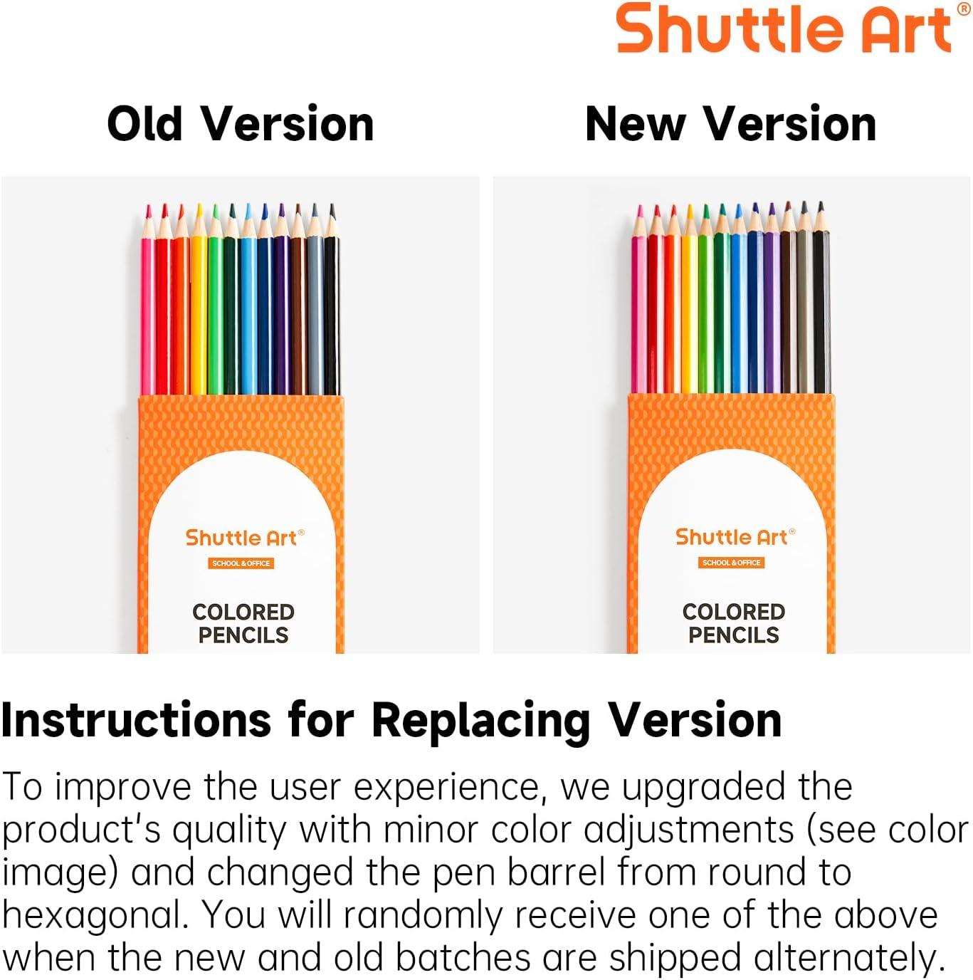 imageShuttle Art 504 Colored Pencils Bulk 12 Vibrant Colors Pack of 42 Presharpened Coloring Pencils Wood Colored Pencil for Kids Teachers Classroom Essentials Back to School Supplies720