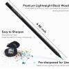 Shuttle Art 120 Pack Rainbow Pencils Bulk, 7 Colors in 1 Rainbow Colored Pencils, Pre-sharpened, Break-resistant Black Wooden Pencil for Kids and Adults Coloring, Drawing, Sketching, Doodling, Gifts