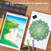 Shuttle Art 136 Coloured Pencils , Soft Core Colouring Pencils Set for Adult Colouring Books, Doodling, Sketching, Drawing, Art Supplies(180 Colors)