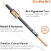 Shuttle Art 36 Colored Pencils, Botanical Themed Colored Pencils for Adult, Soft Core Color Pencils, Coloring Pencils for Adults Kids Artists Beginners Drawing Coloring Sketching(36 Skin Tone)