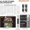 Shuttle Art 80 Colored Pencils, Colored Pencils for Adult Coloring, Soft Core Color Pencil, Drawing Supplies for Adults Kids Artists Beginners Drawing Coloring Sketching(174 Colors)