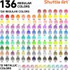 Shuttle Art 80 Colored Pencils, Colored Pencils for Adult Coloring, Soft Core Color Pencil, Drawing Supplies for Adults Kids Artists Beginners Drawing Coloring Sketching(136 colour)