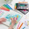 Shuttle Art 80 Colored Pencils, Colored Pencils for Adult Coloring, Soft Core Color Pencil, Drawing Supplies for Adults Kids Artists Beginners Drawing Coloring Sketching(80 Colors)