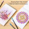 Shuttle Art 80 Colored Pencils, Soft Core Color Pencils with Coloring Book, Sketch Pad and Sharpener, Premium Color Pencil for Adult Coloring, Sketching and Drawing, Art Supplies for Kids & Adults