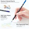 Shuttle Art 80 Colored Pencils, Soft Core Color Pencils with Coloring Book, Sketch Pad and Sharpener, Premium Color Pencil for Adult Coloring, Sketching and Drawing, Art Supplies for Kids & Adults