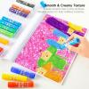 Shuttle Art Tempera Paint Sticks, 32 Colors Solid Tempera Paint for Kids, Super Quick Drying, No-Toxic, Works Great on Paper Wood Glass Ceramic Canvas(15 Classic Colors)