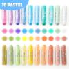 Shuttle Art Tempera Paint Sticks, 32 Colors Solid Tempera Paint for Kids, Super Quick Drying, No-Toxic, Works Great on Paper Wood Glass Ceramic Canvas(20 Pastel Colors)