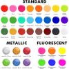 Shuttle Art Washable Finger Paint, 44 Pack Kids Paint Set with 36 Colors Toddler Paints(30ml, 1oz) for Toddlers, Paint Brushes, Finger Paint Paper Pad, Palette, Non Toxic Paint for Kids Art & Craft
