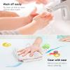 Shuttle Art Washable Finger Paints Set, Kids Paint Set – 37 Pack with 10 Colors (60ml), Paint Brushes, Sponge, Palette, Smock, Non-Toxic for Toddlers(14 Colors)