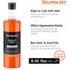 Shuttle Art 18 Colors Acrylic Paint Bottle Set (250ml/8.45oz), Rich Pigmented Bulk Painting Supplies for Artists, Beginners and Kids on Rocks Crafts Canvas Wood Ceramic