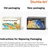 Shuttle Art Acrylic Pouring Paint, Set of 36 Bottles (2 oz/60ml) Pre-Mixed High-Flow Pouring Supplies with Canvas, Silicone Oil, Measuring Cups, Tablecloths, Complete Paint Pouring Kit(23 Metallic Colors)