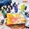 Shuttle Art Acrylic Pouring Paint, Set of 36 Bottles (2 oz/60ml) Pre-Mixed High-Flow Pouring Supplies with Canvas, Silicone Oil, Measuring Cups, Tablecloths, Complete Paint Pouring Kit(36 Colors)