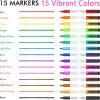 Shuttle Art Dry Erase Markers, 15 Colors Magnetic Whiteboard Markers with Erase,Fine Point Perfect For Writing on Whiteboards, Dry-Erase Boards,Mirrors for School Office Home(15 Colors Dry Erase Markers)