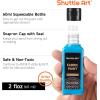 Shuttle Art Fabric Paint, 18 Colors Permanent Soft Fabric Paint in Bottles (60ml/2oz) with Brushes, Palette, Stencils, Non-Toxic Textile Paint for T-Shirts, Shoes, Jeans, Bags, DIY Projects&Art(Metallic)