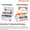 Shuttle Art Magnetic Whiteboard Markers, 20 Pieces Fine Tip and Eraser, Dry Erase Whiteboard Markers, for Writing on Whiteboards, Weekly Planner, Glass for School Office Home(144 Pack 12 Colors)