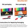 Shuttle Art Magnetic Whiteboard Markers, 20 Pieces Fine Tip and Eraser, Dry Erase Whiteboard Markers, for Writing on Whiteboards, Weekly Planner, Glass for School Office Home(16 Colors)