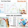 Shuttle Art Magnetic Whiteboard Markers, 20 Pieces Fine Tip and Eraser, Dry Erase Whiteboard Markers, for Writing on Whiteboards, Weekly Planner, Glass for School Office Home(144 Pack 12 Colors)