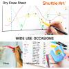 Shuttle Art Magnetic Whiteboard Markers, 20 Pieces Fine Tip and Eraser, Dry Erase Whiteboard Markers, for Writing on Whiteboards, Weekly Planner, Glass for School Office Home(16 Colors)